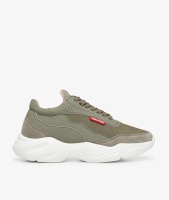 CERO NINE Amaze E-722 sneakers | maat 44 | groen/roze
