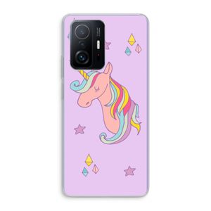 Roze eenhoorn: Xiaomi 11T Pro Transparant Hoesje