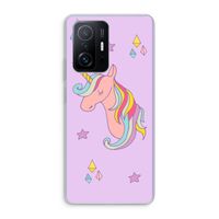 Roze eenhoorn: Xiaomi 11T Pro Transparant Hoesje