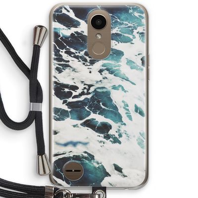 Golven: LG K10 (2017) Transparant Hoesje met koord