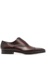 Magnanni chaussures oxford à effet usé - Marron