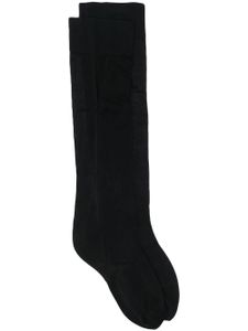 Wolford chaussettes mi-hautes à bord nervuré - Noir