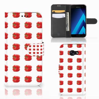 Samsung Galaxy A5 2017 | Book Cover | Paprika Red