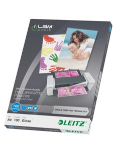 Leitz Lamineerfolie DIN A4 100 micron glanzend 100 stuk(s)