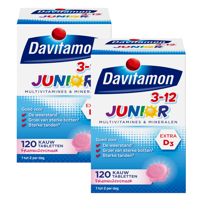Davitamon Junior 3+ Kauw Vitamines Framboos