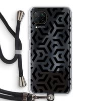 Crazy pattern: Huawei P40 Lite Transparant Hoesje met koord