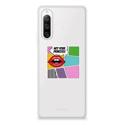 Sony Xperia 10 IV | Sillicone Back Cover | Popart Princess Sony Xperia 10 IV | Sillicone Back Cover | Popart Princess