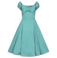 Collectif Dolores Doll Swing Dress Teal-XL | 50% korting