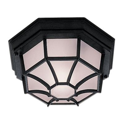 Searchlight Klassieke plafondlampOutdoor zwart - 2942BK