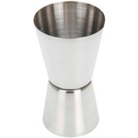 Drank / cocktail maatbeker / bar maatje / jigger maatschenker - RVS - 15/30 ml - Maatbekers