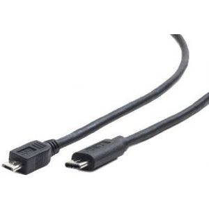 Gembird Kabel / Adapter 1m Micro-USB B USB C Zwart USB-kabel