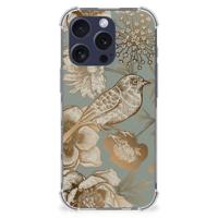 Case voor iPhone 16 Pro Max Vintage Bird Flowers