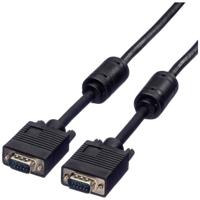 ROLINE SVGA kabel HD15 M/M met ferrietkern, 6 m