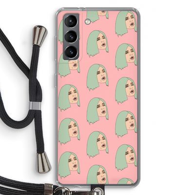 King Kylie: Samsung Galaxy S21 Transparant Hoesje met koord