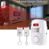 Draadloze afstandsbediening draadloze Home Security PIR alert infrarood sensor alarmsysteem Anti-Theft bewegingsmelder alarm 105DB sirene