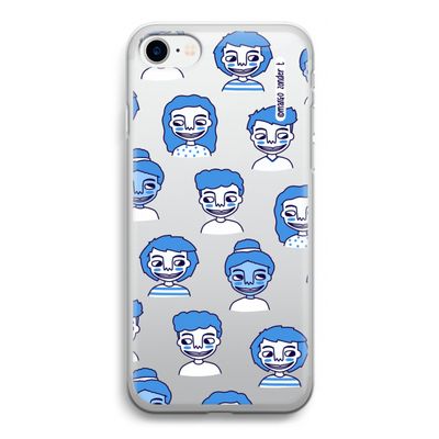 Gezichtjes: iPhone SE 2020 Transparant Hoesje