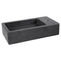 Fontein Differnz Hura I 40x22 cm Basaltsteen Bombai Black