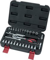 Connex Dopsleutelset Profi 1/4 33Dlg - COX580133
