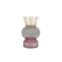 Rasteli Vaas Trioble Glas 3 kleuren D 20 cm H 31.5 cm