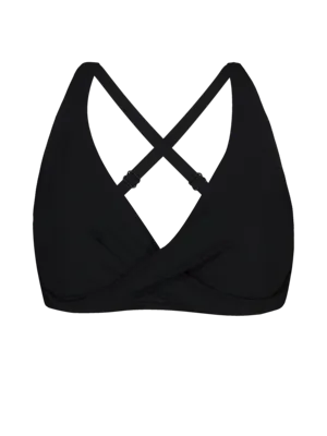 Barts Solid Cross Halter Full Bikini Top
