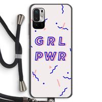 GRL PWR: Xiaomi Redmi Note 10 5G Transparant Hoesje met koord