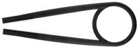 Hebie chainglider 350 - fietskettingscherm 455mm zwart