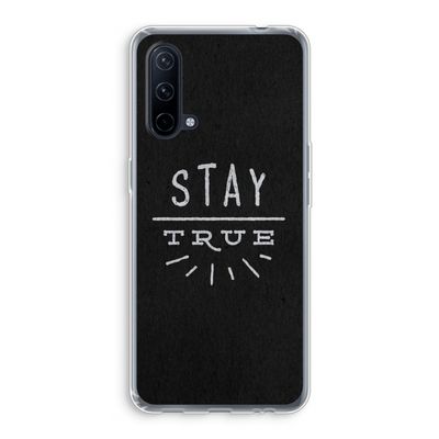 Stay true: OnePlus Nord CE 5G Transparant Hoesje