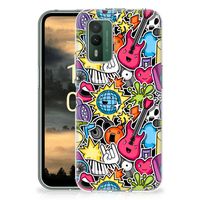 Nokia XR21 Silicone Back Cover Punk Rock - thumbnail