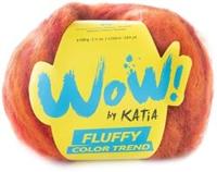 Katia WOW - Fluffy Color Trend 304 Rood - Wijnrood - Oranje