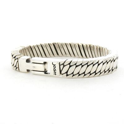 JOSH 03496-BRA-S Armband staal zilverkleurig 10 mm