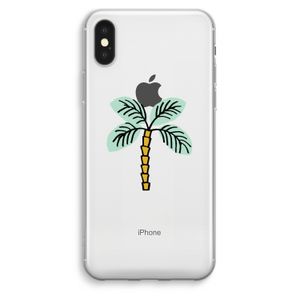 Palmboom: iPhone XS Max Transparant Hoesje