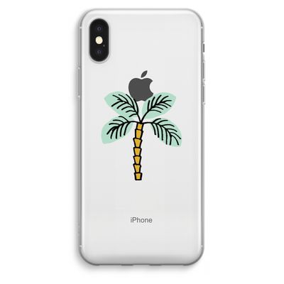 Palmboom: iPhone XS Max Transparant Hoesje