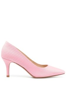 Paule Ka escarpins Ottoman 75 mm en cuir - Rose