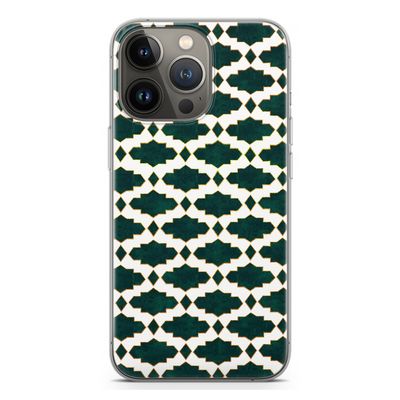 Moroccan tiles: iPhone 13 Pro Transparant Hoesje