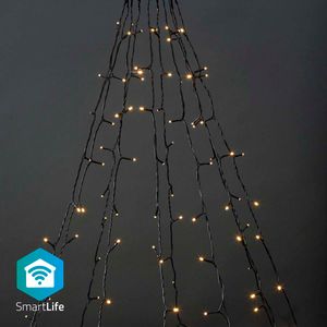 SmartLife Decoratieve LED | Wi-Fi | Warm Wit | 200 LED&apos;s | 10 x 2 m | Android / IOS