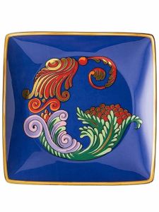 Versace assiette Alphabet L - Bleu