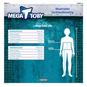 Studio 100 Mega mindy verkleedpak toby 6-8 jaar