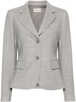 P.A.R.O.S.H. blazer chiné à simple boutonnage - Gris