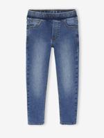 Set van 2 slim-fit jeans met elastische en verstelbare taille stone