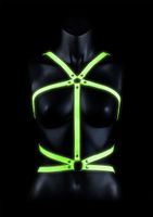 Body Harness - Glow in the Dark - Neon Green/Black - S/M