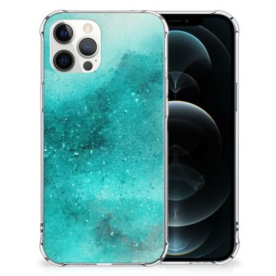 Back Cover iPhone 12 Pro Max Painting Blue Back Cover iPhone 12 Pro Max Painting Blue