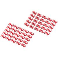 Digitus A-CC-R A-CC-R Gekleurde clips voor patchkabel Rood Digitus A-CC-R A-CC-R Gekleurde clips voor patchkabel Rood