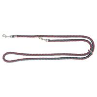 TRIXIE HONDENRIEM CAVO VERSTELBAAR SANGRIA / PETROL 200X1,2 CM