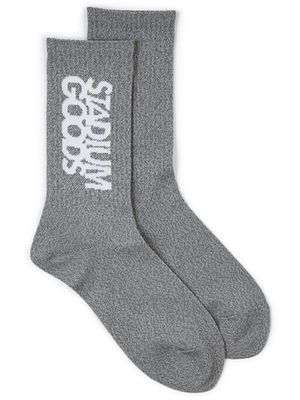 STADIUM GOODS® chaussettes à logo réfléchissant - Gris