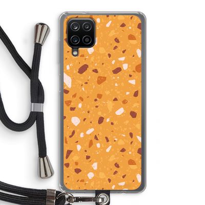 Terrazzo N°24: Samsung Galaxy A12 Transparant Hoesje met koord