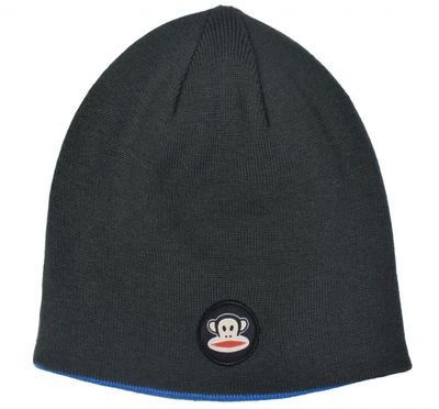 Paul Frank muts omkeerbaar junior katoen zwart/blauw one-size