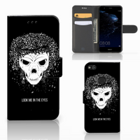 Telefoonhoesje met Naam Huawei P10 Lite Skull Hair