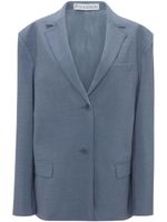 JW Anderson blazer à simple boutonnage - Bleu