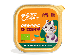 Edgard & Cooper biologisch kip paté kat natvoer kuipjes 16 x 85gr