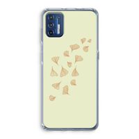 Falling Leaves: Motorola Moto G9 Plus Transparant Hoesje